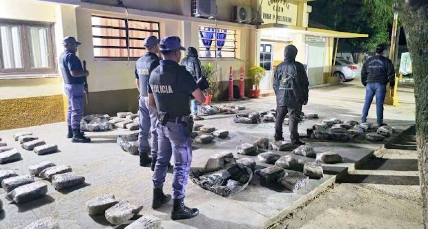 Secuestraron m&aacute;s de 125 kilos de drogas en la zona sur de la provincia valuado en 460 millones de pesos