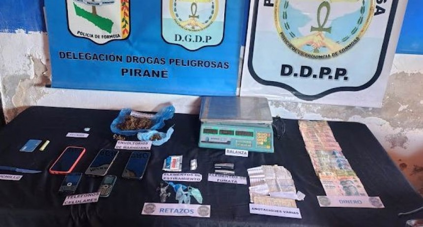 Detuvieron a dos hombres y desarticularon dos centros de distribuci&oacute;n de drogas durante allanamientos