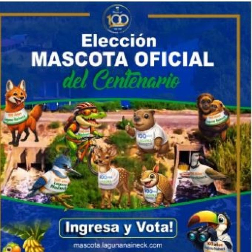 Centenario de Laguna Naineck: Concurso Mascota Oficial