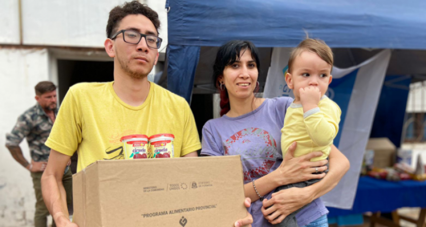 Personas con celiaquía reciben su módulo de alimentos sin gluten