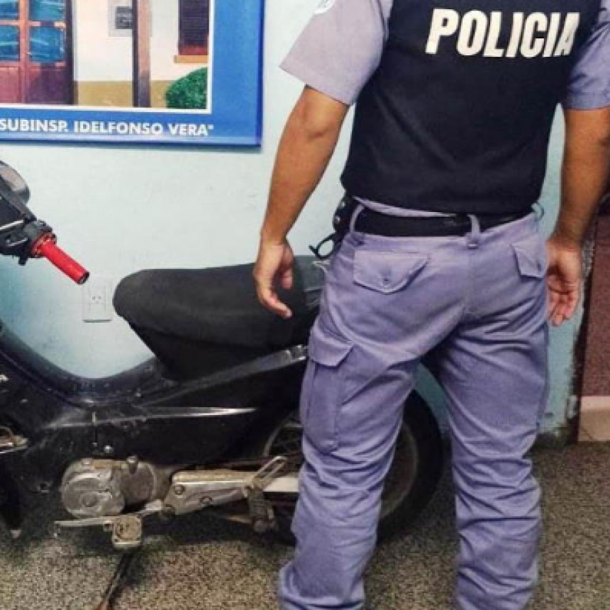 Recuperan dos motos y secuestran otra con adulteración de motor y chasis