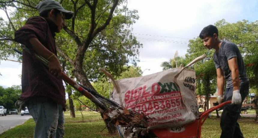 La comuna trabaj&oacute; en la puesta a punto y embellecimiento de espacios p&uacute;blicos