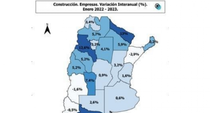 Formosa lideró el ranking de crecimiento en el rubro de la Construcción