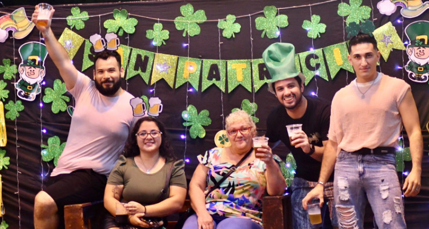 Con éxito se desarrolló la fiesta de San Patricio organizada por la Municipalidad