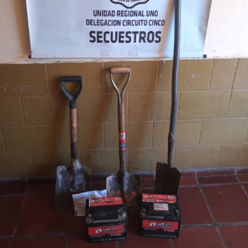 Efectivos recuperaron objetos y retuvieron a un adolescente en el barrio 8 de Marzo