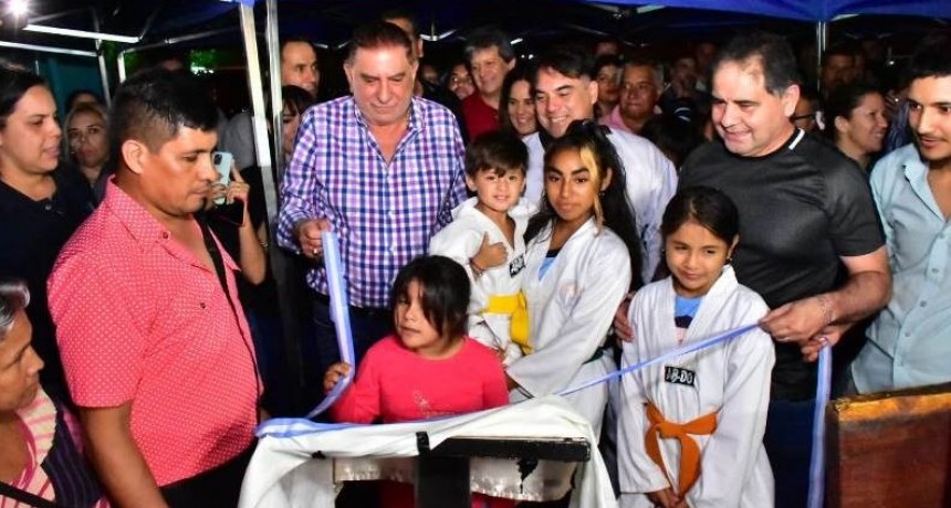 “Hay una persona que hizo mucho por el barrio, con quien tenemos una unidad de acción y concepción: el Gobernador Insfrán”