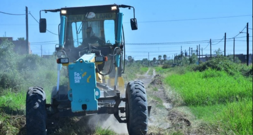 Un vasto sector de la ciudad se benefició este miércoles con el accionar municipal