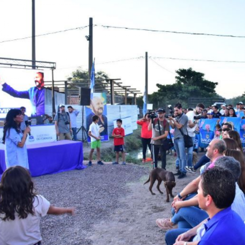 Comenzó la obra de la nueva plaza en Urbanización Lisbel Rivira