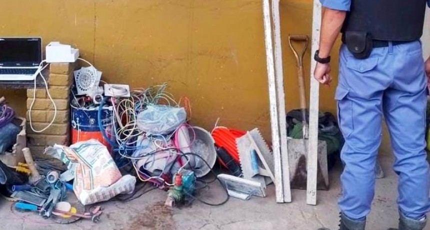 La Policía recuperó objetos sustraídos en la localidad de Ingeniero Juárez