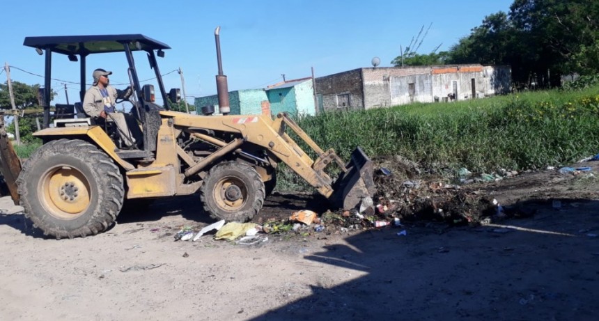 Intenso accionar comunal para mantener la higiene urbana y mejorar arterias