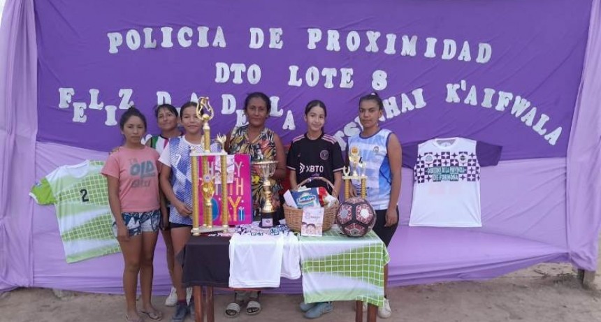 Policías del Destacamento Lote 8 realizaron actividades con las comunidades originarias