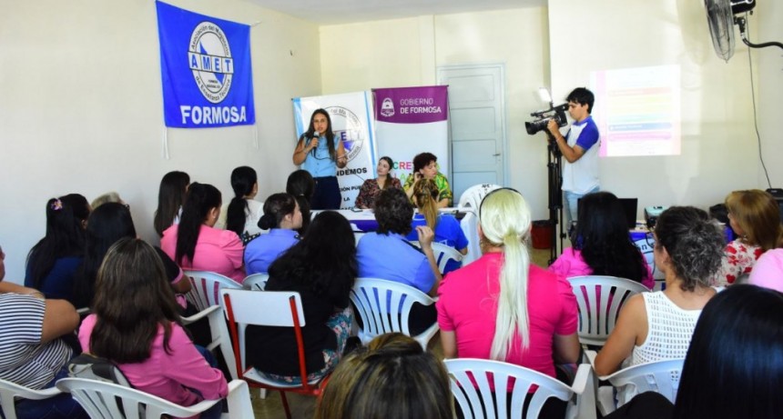La Secretaría de la Mujer brindó capacitación en AMET