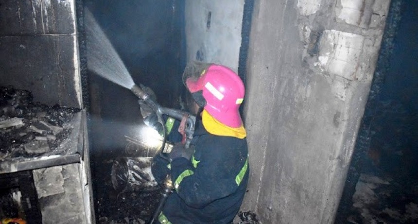 Clorinda: Se incendió una vivienda en el barrio Libertad