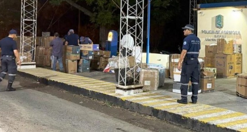 Secuestraron cubiertas y electrodomésticos por más de seis millones de pesos