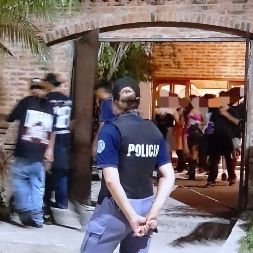 La Policía detectó una fiesta clandestina en el barrio Virgen de Lourdes