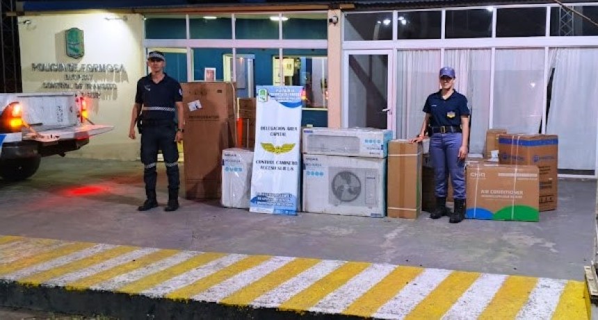 Secuestraron electrodomésticos por unos siete millones de pesos
