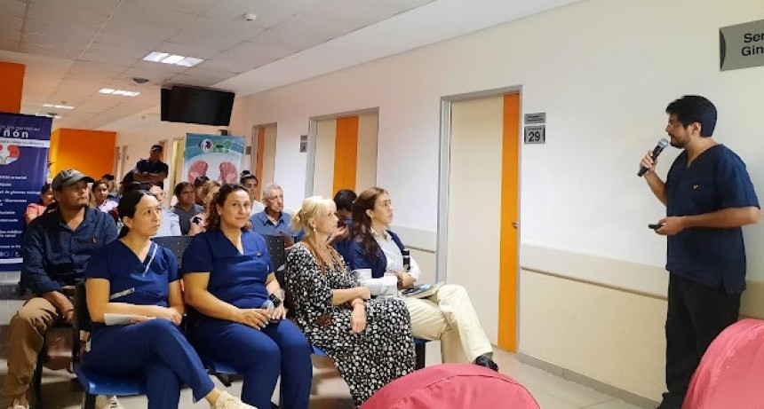 Día Mundial del Riñón: El Hospital Interdistrital Evita conmemoró la fecha con una charla para los pacientes y la comunidad