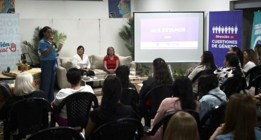 La comuna brindó una charla para visibilizar el rol de la mujer en la construcción de una ciudad más sostenible