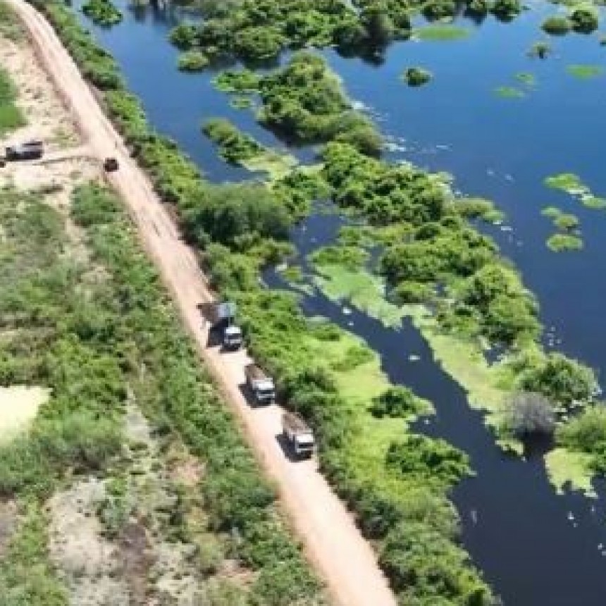 El Gobierno de Formosa continúa atendiendo las inundaciones en Fortín Soledad