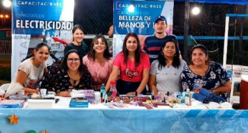Se llevó a cabo el lanzamiento de capacitaciones en oficios en el barrio República Argentina