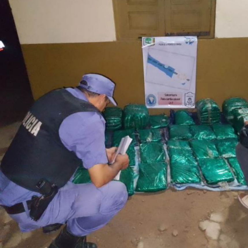 La Policía secuestró 87 kilos de hojas de coca en Posta Cambio Zalazar