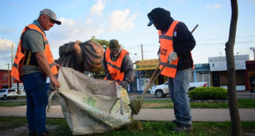 Sectores de la ciudad se beneficiaron con mantenimiento en espacios públicos