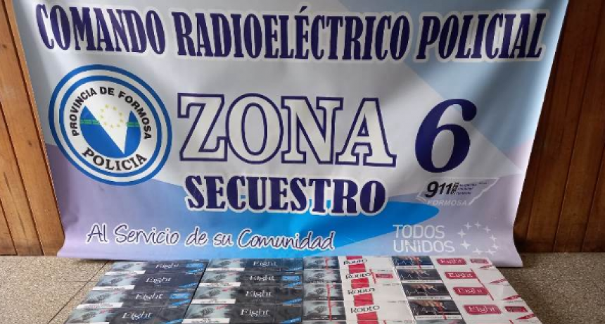 Demoraron a un hombre que trasladaba en su moto 29 gruesas de cigarrillos de contrabando