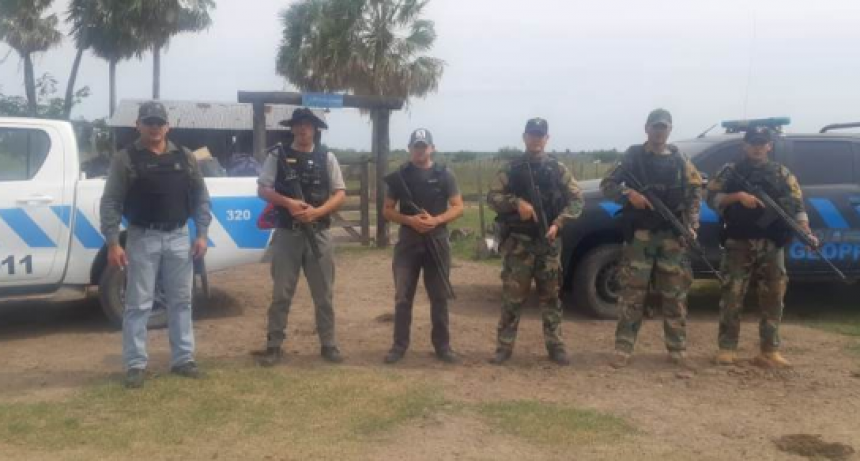 UEAR y GEOPF realizaron operativo conjunto en jurisdicción de Clorinda