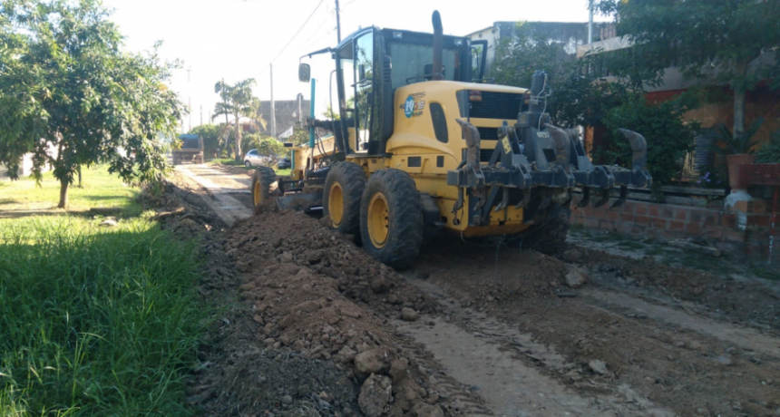 Múltiple accionar de la comuna en barrios de la ciudad