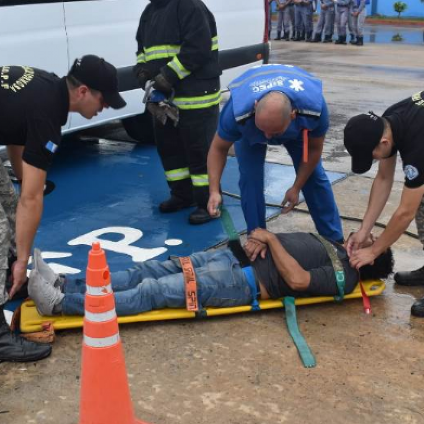 SIPEC: Con el dictado de un simulacro, culminó el Curso de Capacitación para la Pronta Atención de la Víctima