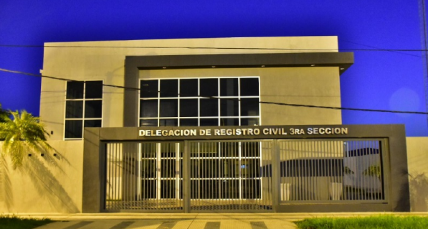 El Gobernador inaugurará el nuevo edificio del Registro Civil del barrio 2 de Abril