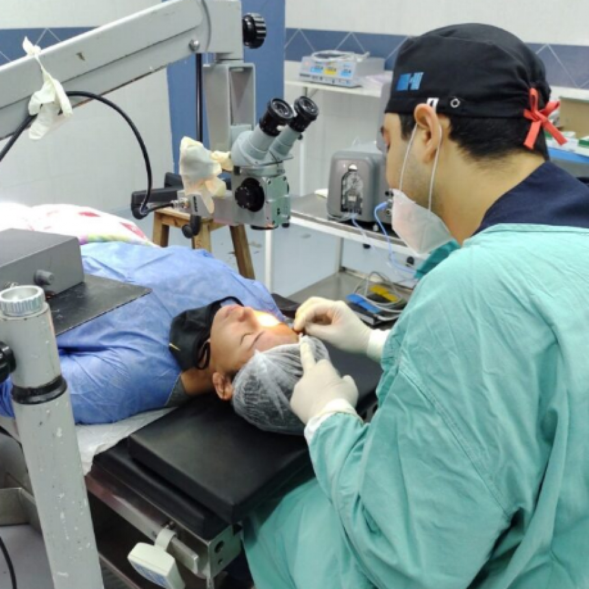 Siguen las atenciones oftalmológicas en el hospital de Subteniente Perín