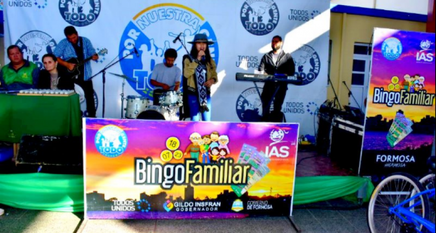 Los vecinos del Antenor Gauna jugaron bingo familiar previo al OPNGT