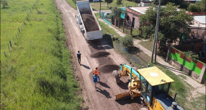 Amplia intervención comunal en el barrio 7 de Mayo