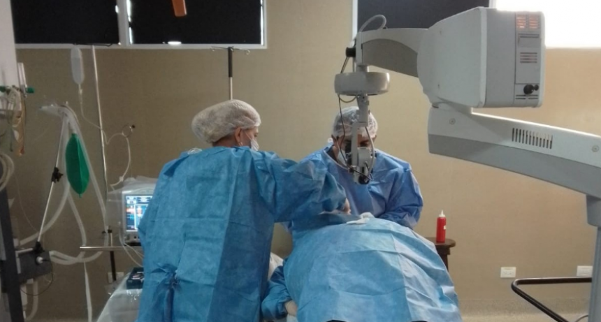 Se realizó una nueva ronda de cirugías oftalmológicas en el hospital de Las Lomitas