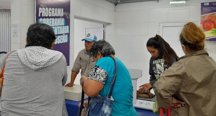 Satisfacción de paipperos por el espacio de comercialización que brinda Soberanía Alimentaria