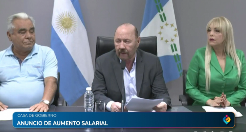 Insfrán anunció un nuevo incremento salarial del 27% para estatales y jubilados provinciales