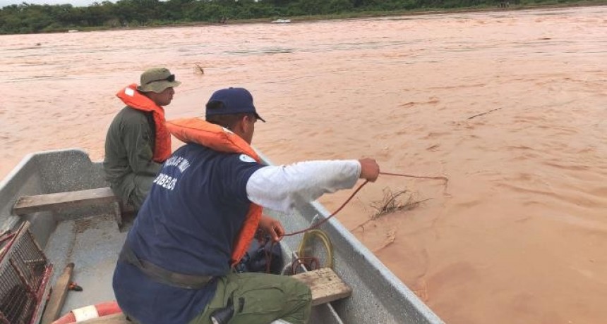 Continúa la búsqueda de un hombre en aguas del Río Bermejo
