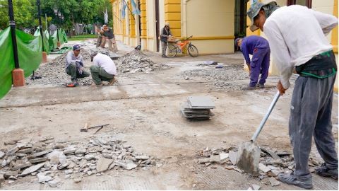 La Municipalidad encara obra de refacción integral del Paseo La Estación
