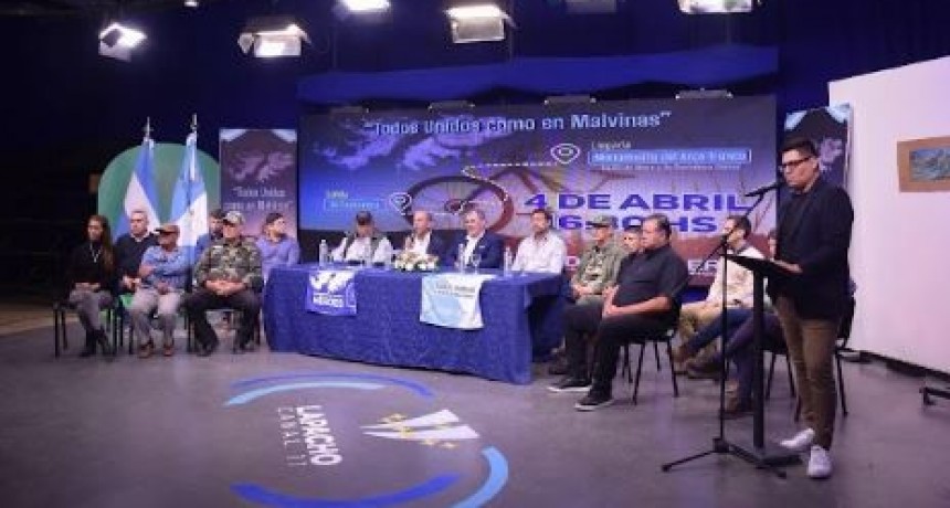 Se presentó “Todos Unidos como en Malvinas”, una bicicleteada para conmemorar la gesta nacional