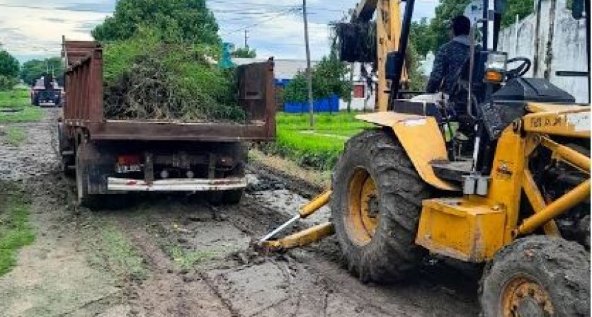 El plan de acción comunal se centró en el mantenimiento de los desagües pluviales