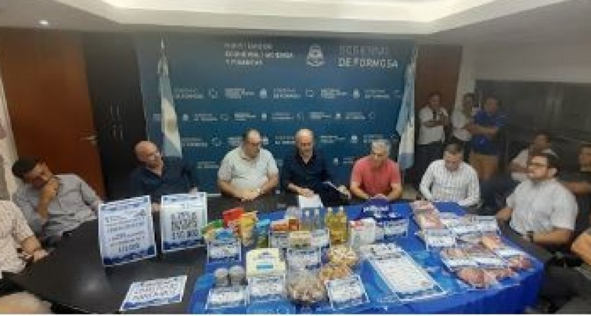 El Gobierno de Formosa junto al sector supermercadista presentaron la “Canasta de Semana Santa”