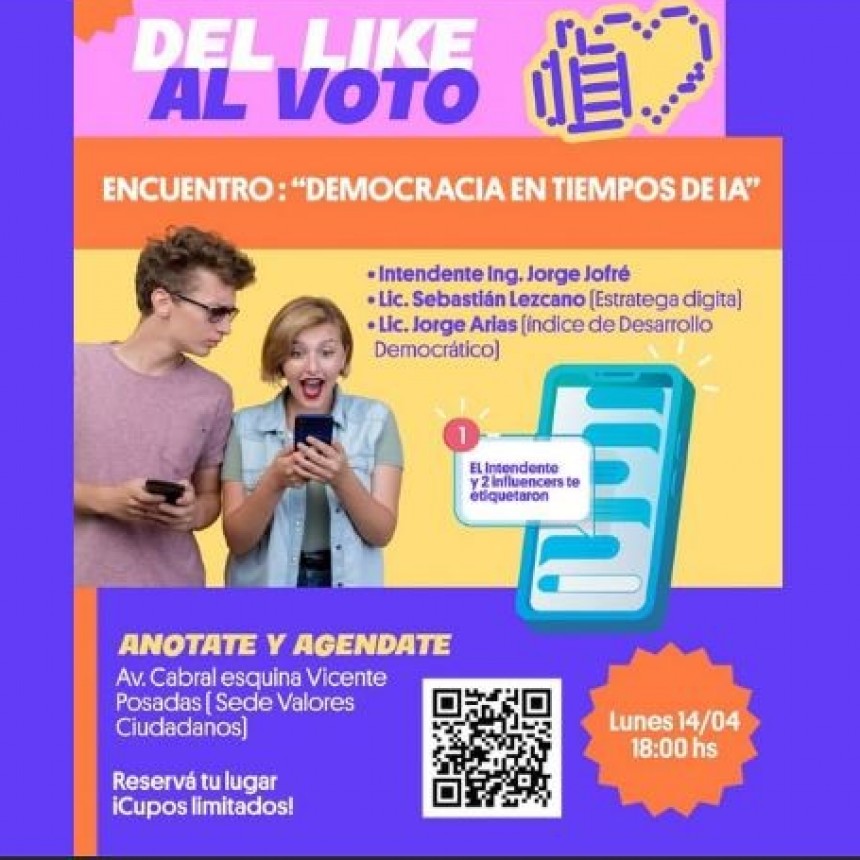 Encuentro “Democracia en tiempos de IA”