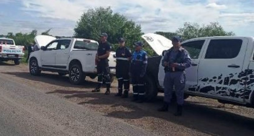 La Policía secuestró tres camionetas y detuvo a tres sujetos