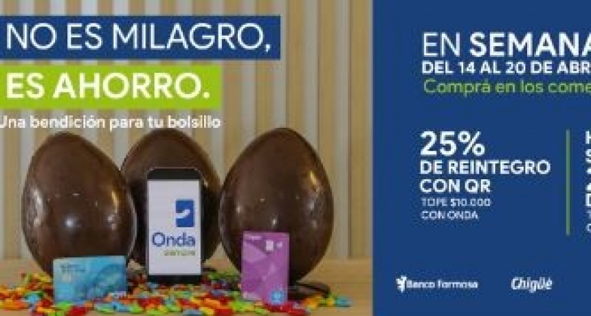 En Semana Santa, Banco Formosa ofrece una 