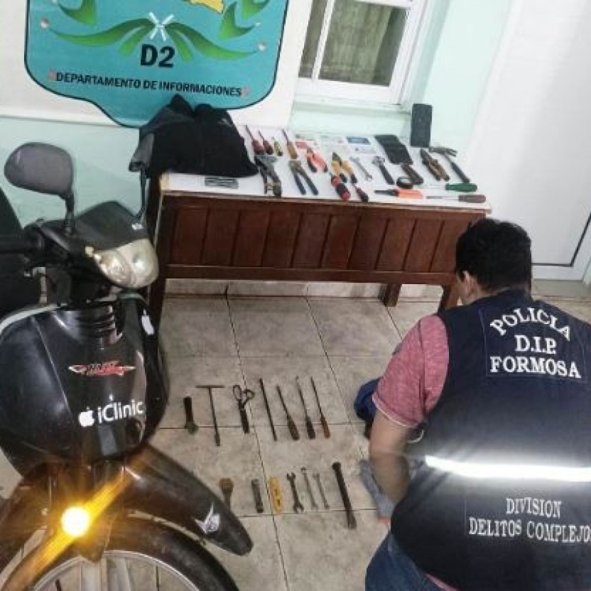 En una eficaz investigación policial, detuvieron a un sujeto y recuperaron objetos robados