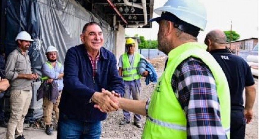 El intendente Jofré visitó la obra de ampliación del Aeropuerto “El Pucu”
