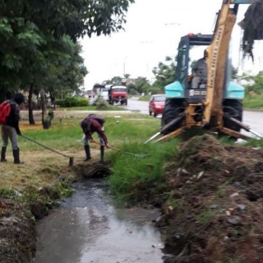 La Municipalidad realizó trabajos preventivos ante pronósticos de lluvias