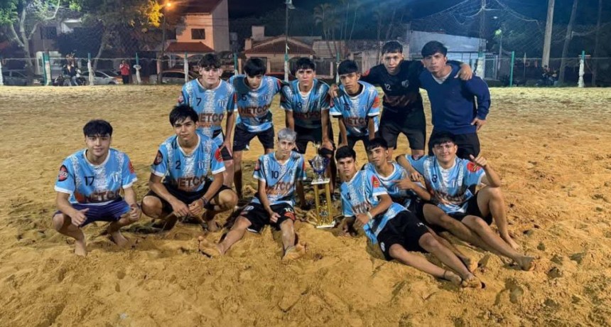 El Fútbol Playa juvenil de la Liga tiene a sus campeones