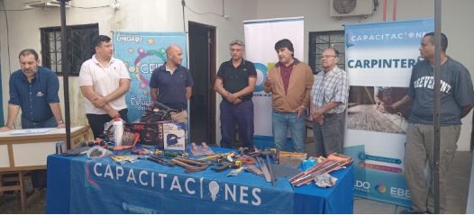 Capacitaciones Formosa inició el taller en carpintería sustentable que tendrá certificación de validez nacional